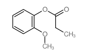 (2-methoxyphenyl) propanoate structure