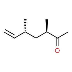 6-Hepten-2-one, 3,5-dimethyl-, (3R,5R)-rel- (9CI) structure