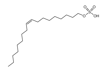 Oleyl sulfate Structure