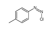 chloro-(4-methylphenyl)diazene Structure