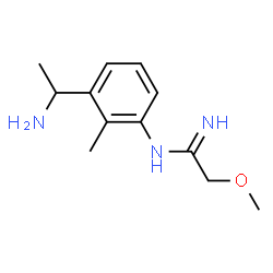 Ethanimidamide, N-[3-(1-aminoethyl)-2-methylphenyl]-2-methoxy- (9CI)结构式