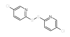 Bis(5-chloro-2-pyridinyl) disulfide structure