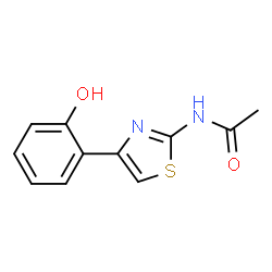 2-Acetamido-4-(2-hydroxyphenyl)thiazole structure