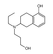 6-[3-hydroxypropyl(propyl)amino]-5,6,7,8-tetrahydronaphthalen-1-ol Structure