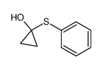 1-(phenylthio)cyclopropanol Structure
