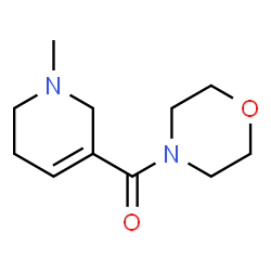 Morpholine, 4-(1,2,5,6-tetrahydro-1-methylnicotinoyl)- (8CI) Structure