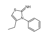 4-Thiazoline,4-ethyl-2-imino-3-phenyl-(8CI)结构式