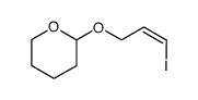 (Z)-3-iodo-1-(2-tetrahydro-2H-pyranyloxy)prop-2-ene结构式
