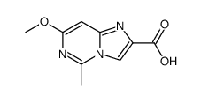 5-methyl-7-methoxyimidazo<1,2-c>pyrimidine-2-carboxylic acid结构式