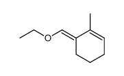 6-(ethoxymethylene)-1-methylcyclohex-1-ene Structure