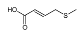 4-methylsulfanyl-trans-crotonic acid Structure
