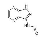 3-formylamino-1H-pyrazolo(3,4-b)pyrazine结构式