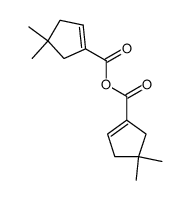 4,4-Dimethyl-1-cyclopentene-1-carboxylic anhydride Structure