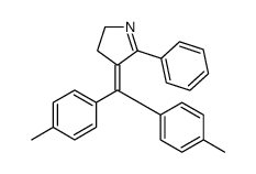 4-[bis(4-methylphenyl)methylidene]-5-phenyl-2,3-dihydropyrrole结构式