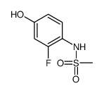 N-(2-fluoro-4-hydroxyphenyl)methanesulfonamide结构式