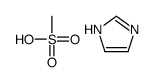 1H-imidazole,methanesulfonic acid结构式