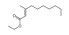 ethyl 3-methyldec-2-enoate结构式