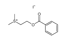 (2-benzoyloxy-ethyl)-dimethyl sulfonium , iodide Structure