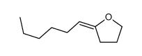 2-hexylideneoxolane结构式