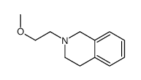 2-(2-methoxyethyl)-3,4-dihydro-1H-isoquinoline结构式