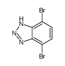 4,7-dibromo-1H-benzo[d][1,2,3]triazole structure