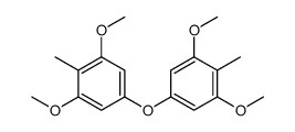 5-(3,5-dimethoxy-4-methylphenoxy)-1,3-dimethoxy-2-methylbenzene结构式