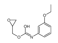 oxiran-2-ylmethyl N-(3-ethoxyphenyl)carbamate结构式
