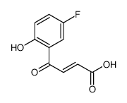 4-(5-氟-2-羟基苯基)-4-氧代-2-丁烯酸结构式