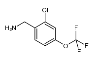 2-chloro-4-(trifluoromethoxy)benzylamine Structure