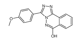 3-(4-methoxyphenyl)-5H-[1,2,4]triazolo[3,4-a]phthalazin-6-one结构式