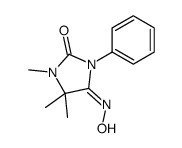 5-hydroxyimino-3,4,4-trimethyl-1-phenylimidazolidin-2-one Structure