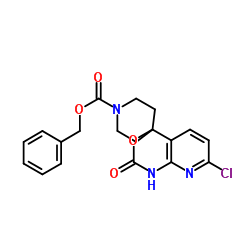 7-氯-2-氧代-1,2-二氢螺[哌啶-4,4-吡啶并[2,3-d][1,3]噁嗪]-1-羧酸苄酯图片