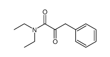 N,N-diethyl-2-oxo-3-phenylpropanamide Structure