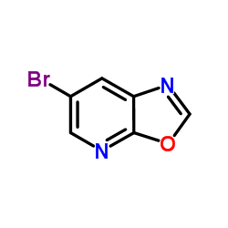 6-溴恶唑并[5,4-b]吡啶结构式