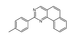 2-(4-methylphenyl)benzo[h]quinazoline结构式