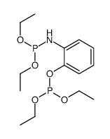 [2-(diethoxyphosphanylamino)phenyl] diethyl phosphite结构式