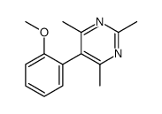 5-(2-methoxyphenyl)-2,4,6-trimethylpyrimidine Structure