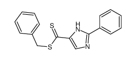 benzyl 2-phenyl-1H-imidazole-5-carbodithioate Structure