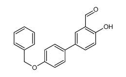 2-hydroxy-5-(4-phenylmethoxyphenyl)benzaldehyde结构式