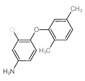 3-Chloro-4-(2,5-dimethylphenoxy)aniline结构式