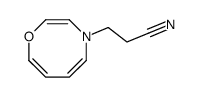 3-(1,4-oxazocin-4-yl)propanenitrile Structure