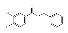 3'-CHLORO-4'-FLUORO-3-PHENYLPROPIOPHENONE structure