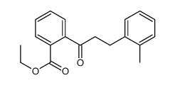 2'-CARBOETHOXY-3-(2-METHYLPHENYL)PROPIOPHENONE structure