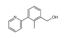 (2-methyl-3-pyridin-2-ylphenyl)methanol Structure