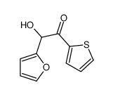 2-(furan-2-yl)-2-hydroxy-1-thiophen-2-ylethanone结构式