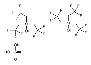 hydroxy-tris(2,2,2-trifluoroethyl)silane,sulfuric acid结构式