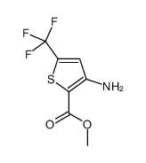 methyl 3-amino-5-(trifluoromethyl)thiophene-2-carboxylate结构式