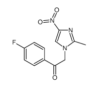 1-(4-fluorophenyl)-2-(2-methyl-4-nitroimidazol-1-yl)ethanone Structure