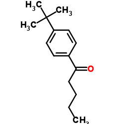 1-(4-tert-Butylphenyl)pentan-1-one structure