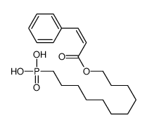 11-(3-phenylprop-2-enoyloxy)undecylphosphonic acid结构式